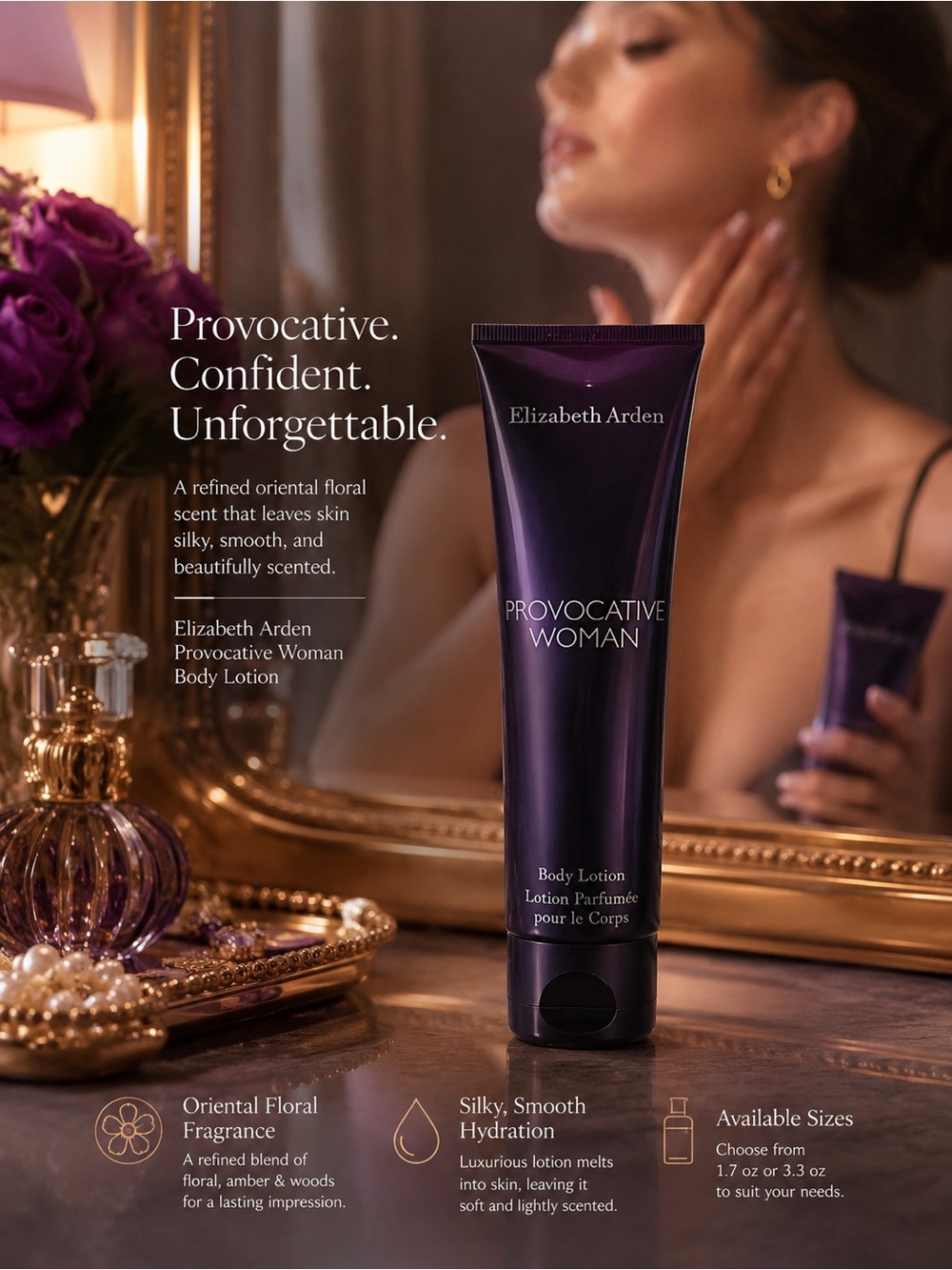 Elizabeth Arden Provocative Woman Body Lotion – 100 mL
